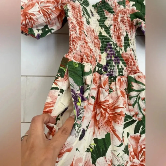 H&M Floral Puff Sleeve Romper - Picture 6 of 9